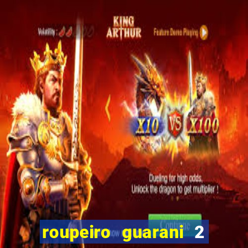 roupeiro guarani 2 portas de correr com espelho